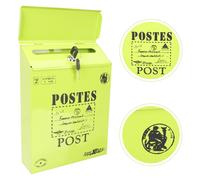 Cassetta della lettera di montaggio a parete con lettere in stile vintage di