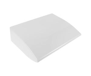 Cassetta della Posta da Esterno Antipioggia, Copertura Plastica Bianca | Protezione Contro i Forti Acquazzoni, Stile Minimalista Moderno, Fittings Inclusi, per Corridoio e Attività