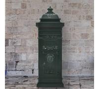 Cassetta della Posta in Alluminio Inossidabile Vintage Verde