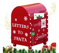 Cassetta Delle Lettere A Babbo Natale Organizzatore vintage da tavolo per | Cassetta Per Feste per compleanno, feste, vacanze, casa, caminetto, ingresso, mensola