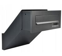 Cassetta delle lettere ad incasso, colore antracite, grigio, RAL 7016