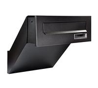 Cassetta delle lettere ad incasso, colore nero opaco