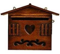 Cassetta delle lettere Cassetta delle lettere Cassetta della posta in legno massello Cassetta delle lettere Decorazione della parete Cassetta delle lettere della villa Giornale Appeso alla parete