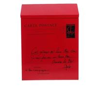 Cassetta delle Lettere Cassetta Postale Decorativa Da Parete Decorazione Moderna Scatole Con Lettere Chiavi Cassette Postali Condominiali(Rot)