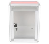 Cassetta delle lettere da esterno Cassetta postale pubblica rossa da parete con cassetta dei suggerimenti