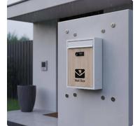 Cassetta Delle Lettere Dal Design Moderno, Con Serratura, Per Esterni, Di Grande