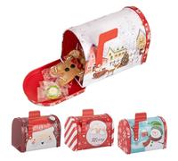 Cassetta delle lettere di Natale, grande contenitore in latta, per compleanno, Ringraziamento, casa, vacanze, Capodanno, bambini, adulti, famiglia, amici, festa di nozze