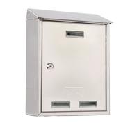 Cassetta delle Lettere Elios Steel Metalplus - 27,5x35x12 cm - 3100X/2 (Argento)