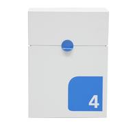 Cassetta Delle Lettere Esterna Metallica Tondo 23 X 10 X 30,5 Cm - Arregui