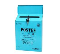 Cassetta delle lettere in ferro a tema retrò con montaggio a parete per uso interno ed esterno in spazi commerciali residenziali cassetta postale creativa in ferro