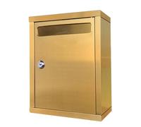 Cassetta delle lettere in metallo per appendere le chiavi, montaggio a parete, con serratura