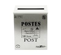 Cassetta delle lettere per esterni, stile vintage, da appendere alla parete, per suggerimenti, decorazione per la casa, oggetti di scena, decorazione da parete, cassetta della posta (I, taglia unica)