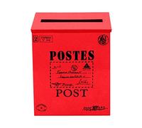 Cassetta delle lettere per esterni, stile vintage, da appendere alla parete, per suggerimenti, decorazione per la casa, oggetti di scena per le riprese, decorazione da parete, cassetta della posta (E,