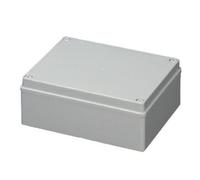Cassetta Derivazione Stagna 240×190×90 mm IP56 Pareti Lisce ABS Grigia Elett