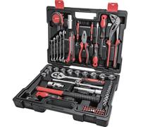 Cassetta di Attrezzi Professionale 75 Pezzi Kit Fai da Te Utensili da Lavoro