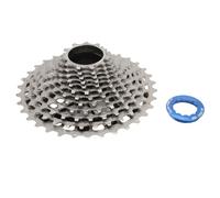 Cassetta di biciclette a 12 velocità 34T Design vuoto senza resistenza ad alta resistenza Flyeling rotazione liscia facile Installazione Bike Sostituzione dell'accessorio per bici (Argento)