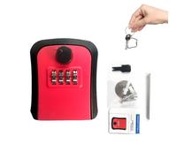 Cassetta di blocco dei tasti - Combinazione a 4 cifre Chiave sicura, Hider a parete con codice di sicurezza, scatola di archiviazione esterna resistente alle intemperie | Titolare portatile sicuro per