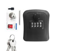 Cassetta di blocco dei tasti - Combinazione a 4 cifre Chiave sicura, Hider a parete con codice di sicurezza, scatola di archiviazione esterna resistente alle intemperie | Titolare portatile sicuro per