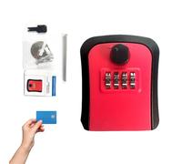 Cassetta Di Blocco Delle Chiavi Esterne-PP Monte A Parete Pesante, Codice Di Sicurezza A 4 Cifre Chiave Sicuro, Deposito Resistente Alle Intemperie | Protezione Antifurto Accesso Comodo Per La Sicurez