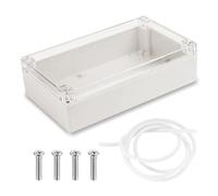 Cassetta di Derivazione 200 x 120 x 75 mm, Scatola Elettrica da Esterno da 1 Pacchi, Custodia in Plastica con Copertura Trasparente Custodia per Progetto Universale, Scatola di Giunzione