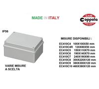 CASSETTA DI DERIVAZIONE ESTERNA SENZA PASSACAVI IP56 VARI MODELLI E MISURE