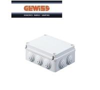SCATOLA DI DERIVAZIONE QUADRATA 190X140X70 IP55 CON PASSACAV SERIE440-GW44007 GEWISS