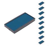 Cassetta di inchiostro per Colop Printer 50 | Cartuccia Colop E/50/1 (confezione da 10 - blu)
