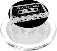 Cassetta di musica Electro Dance Throwback Vintage PopSockets PopGrip per MagSafe