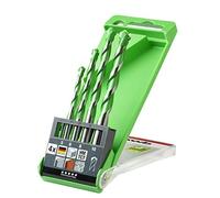 kwb AKKU TOP Hardcut - Set di 4 punte da trapano per pietra, diamantate, Ø 5-10