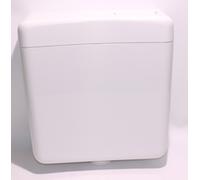 SANIT Cassetta di scarico junior (6L) sospesa in profondità con valvola angolare, colore: bianco