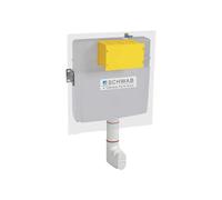 CASSETTA WC INCASSO GEMINI WC A PAVIMENTO ES80 SENZA PLACCA DOPPIO SCARICO