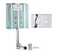 Cassetta Di Scarico Da Incasso Pucci ECO 9 l - 4 l Con Placca 80130552