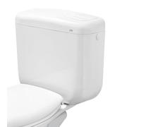Cassetta di scarico monoblocco doppio pulsante bianca - 9lt