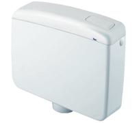 Cassetta di scarico WC esterna bianco dim 44 x 33 cm capacità 9 litri