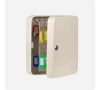 Cassetta di sicurezza a parete per 48 chiavi, 20 x 7,5 x 25 cm, ideale per casa, ufficio, sicurezza aziendale e facile accesso