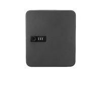 Cassetta di Sicurezza, Armadietto Di Stoccaggio Car Home Security Serratura A Chiave Cassetta Sicurezza A Combinazione For Ufficio Password Montaggio A Parete Codice Resettabile Metallo(20-bit black)