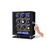 Cassetta di Sicurezza, Avvolgitore Automatico For Orologi Con Sblocco E Impronte Digitali Slot 3/4/6/8/12 Touchscreen Telecomando Cassaforte For Motore(9 winders)