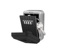 Cassetta di sicurezza, Cassaforte for chiavi da parete, mini cassetta di sicurezza for con combinazione a 4 cifre, copertura impermeabile for uso esterno