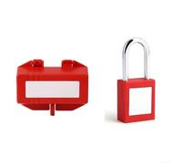 Cassetta di sicurezza elettrica, 1 pezzo, strumento di sicurezza con robusta struttura in ABS e lucchetto di sicurezza per misure preventive (S)