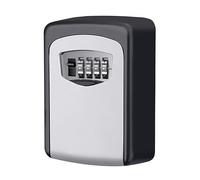 Cassetta di sicurezza for chiavi, cassetta for con password, for a parete, cassaforte for nascoste impermeabile for esterni, for combinazione a 4 cifre, ideale for genitori anziani casa riserva(Grey)