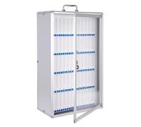 Cassetta di sicurezza for telefono, supporto for cellulare in lega di alluminio, con scomparti profondi e maniglia, organizer portatile for telefono, lucchetto for telefono da parete, cassaforte for t