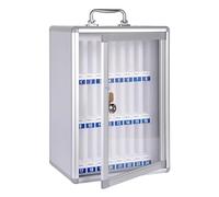 Cassetta di sicurezza for telefono, supporto for cellulare in lega di alluminio, con scomparti profondi e maniglia, organizer portatile for telefono, lucchetto for telefono da parete, cassaforte for t