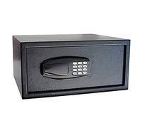 Cassetta di sicurezza ignifuga, cassetta di sicurezza per hotel Piccola cassaforte per ufficio Cassetta di sicurezza multistrato Comodino Password elettronica Cassaforte interamente in acciaio con