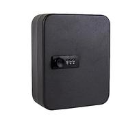 Cassetta di Sicurezza, Lucchetto A Combinazione Password Codice Ripristinabile Chiave Domestica Cassetta Di Sicurezza Armadietto Organizzatore Auto Interno Esterno Fissato Al Muro Con Serratura(Noir)