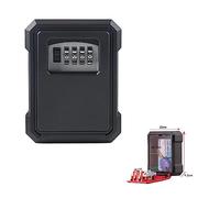 Cassetta di Sicurezza, Organizer for scatola segreta con chiave for montaggio a parete Combinazione a 4 cifre Password Codice di protezione for la sicurezza Cassetta for casa(Large Style 8)