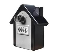 Cassetta di sicurezza per chiavi, Cassaforte for chiavi di sicurezza da parete(Grijs)