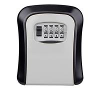 Cassetta di sicurezza per chiavi da esterno resistente alle intemperie con serratura a chiave a parete, per chiavi e carte, facile da usare D