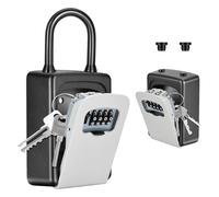 Cassetta di sicurezza per chiavi da parete, chiavi chiaramente visibili, scatola portatile per chiavi di casa, cassetta di sicurezza per interni, esterni, garage, giardino, negozio