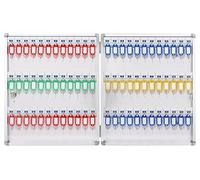 Cassetta di Sicurezza per Chiavi da Parete con Etichette, armadietto per Chiavi Sicuro con Serratura, Perfetto per la Sicurezza di uffici Domestici e proprietà in affitto