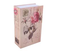 Cassetta di sicurezza per libri con dizionario, cassetta di sicurezza nascosta per oggetti di valore, gioielli e denaro, custodia in lega di alluminio ABS con 2 chiavi, soluzione (Tipo di diario